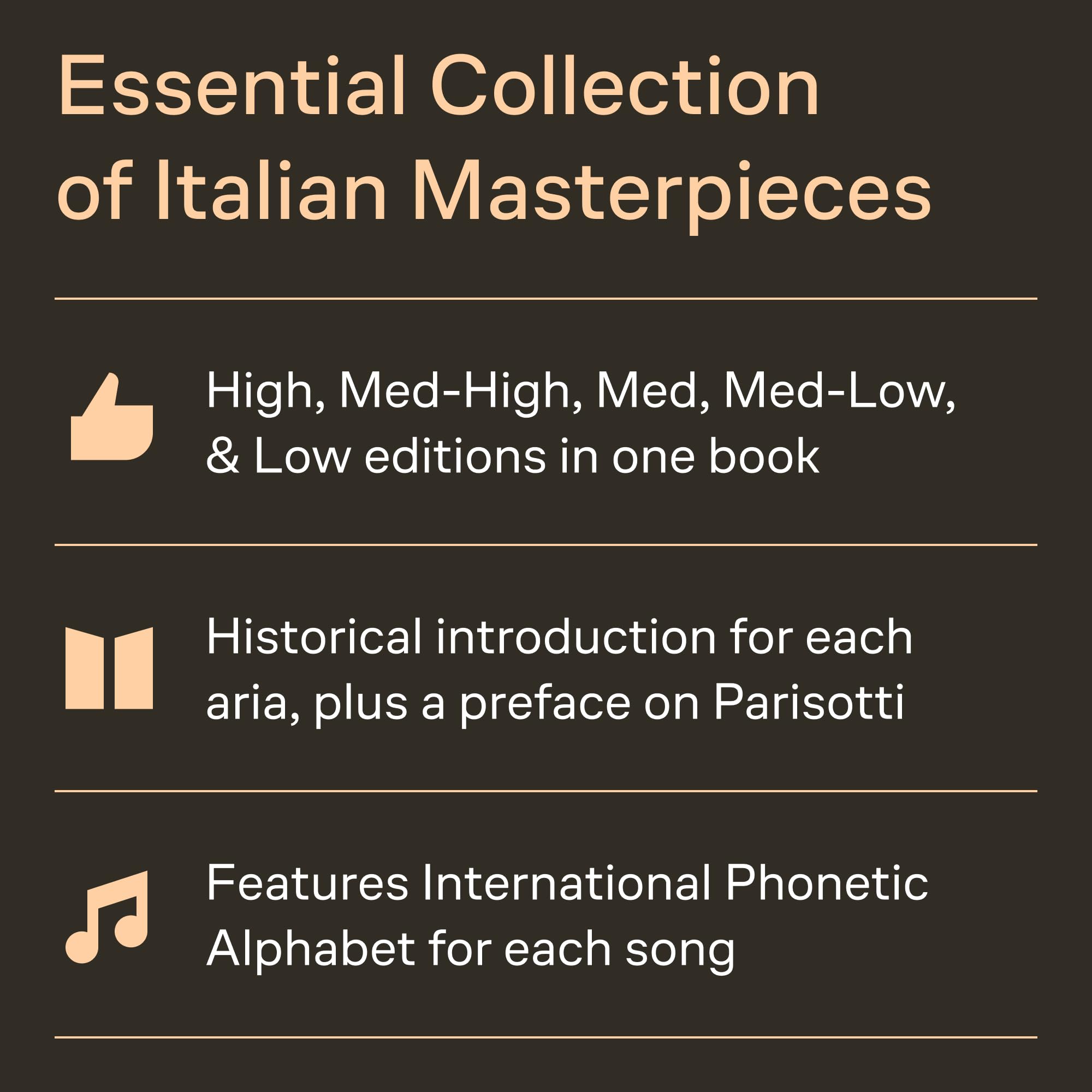 28 Italian Songs and Arias of the Seventeenth and Eighteenth Centuries: Complete, in 5 Keys: Of the 17th & 18th Centuries