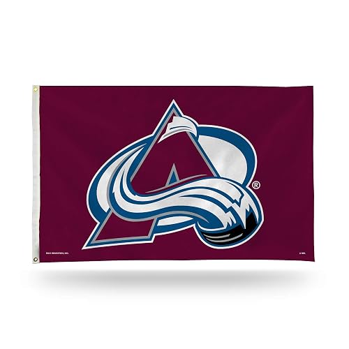 NHL Rico Industries Colorado Avalanche Standard 3' x 5' Banner Flag Single Sided - Indoor or Outdoor - Home Décor