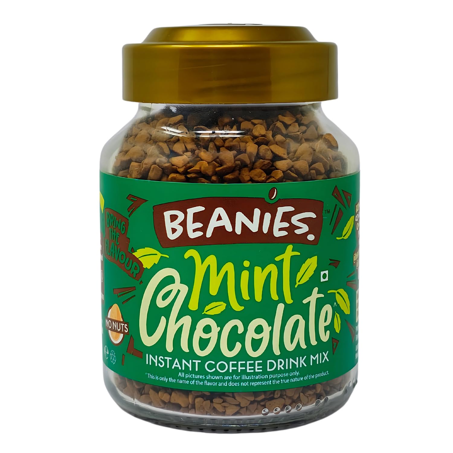Beanies Mint Chocolate Flavour Instant Coffee, 50g