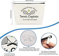 Vista 2 de Mikela Bolsa de cosméticos de regalo de capitán de tenis para mujer, Blanco apagado