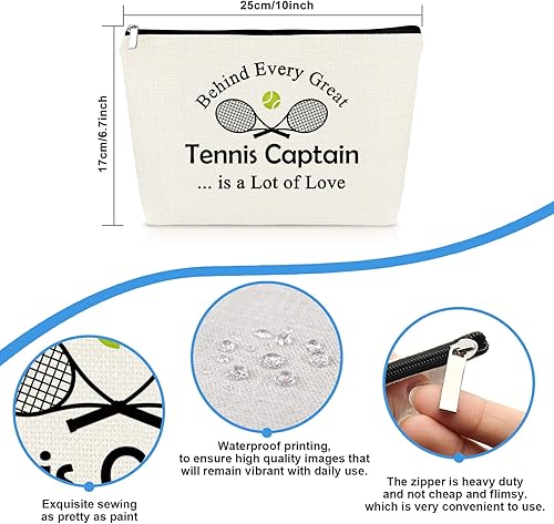Miniatura 2 de Mikela Bolsa de cosméticos de regalo de capitán de tenis para mujer, Blanco apagado