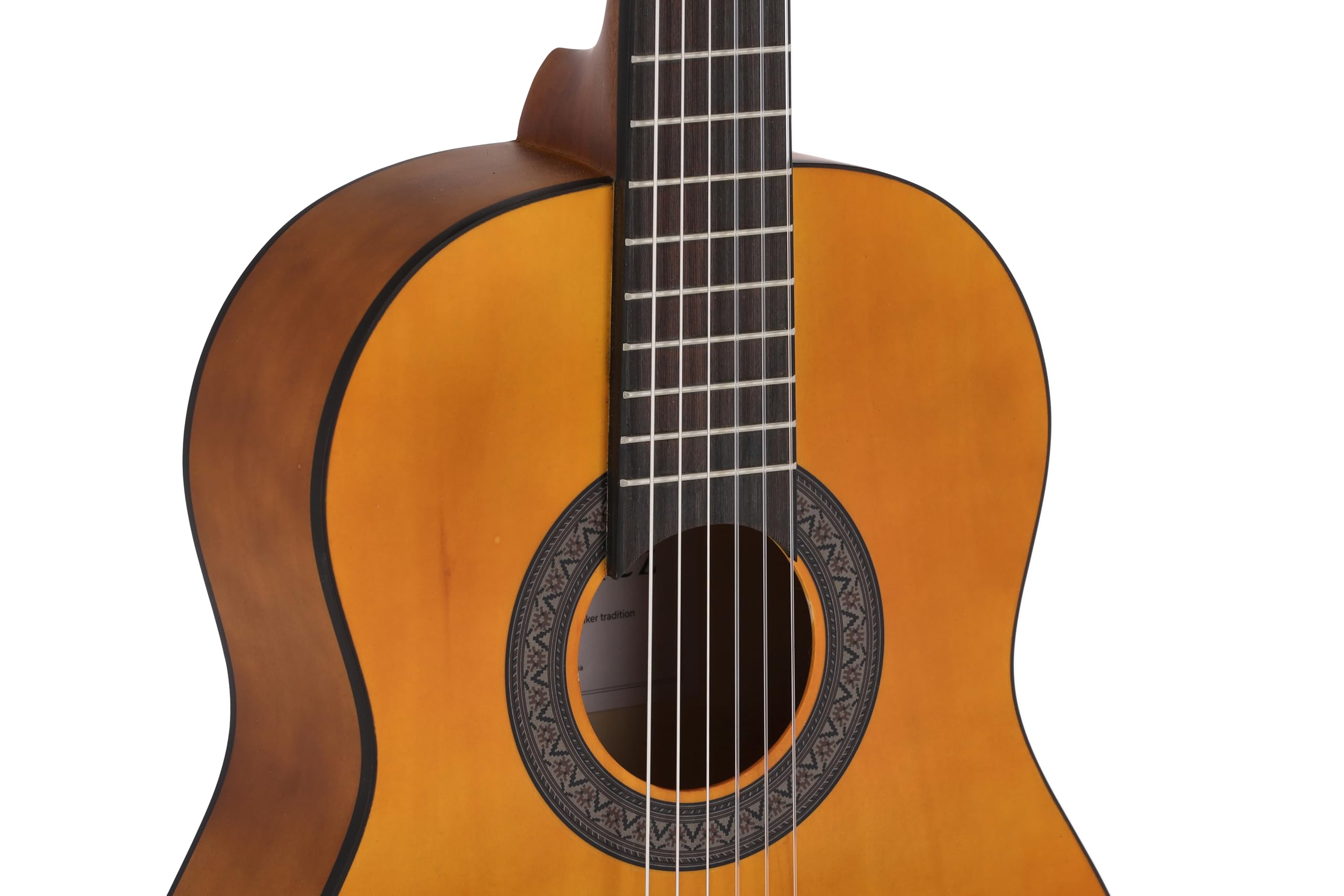 guitarra de concierto, guitarra clásica, 1/2 honey - natural, incl. funda