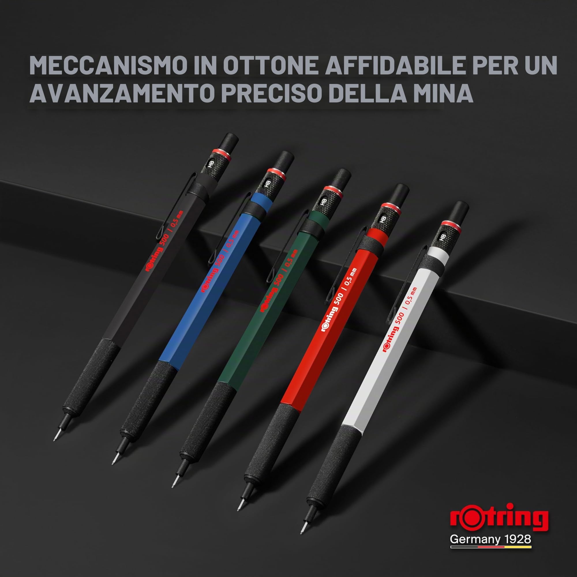 rOtring 500 portamina 0,5 mm Corpo blu