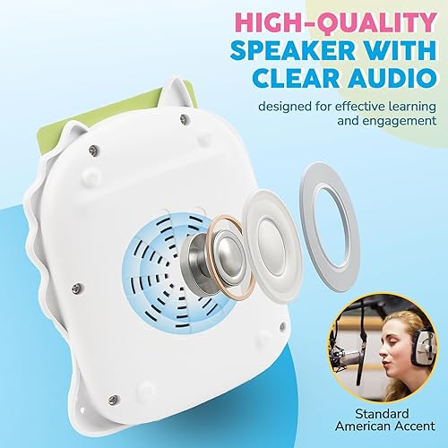 Miniatura 4 de Juguetes para niños y niñas de 1, 2, 3, 4, 5 años, aprendizaje de idiomas Montessori con 224 palabras, terapia del habla de bolsillo y juguetes