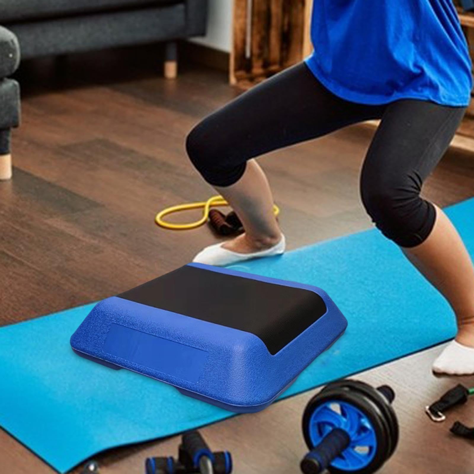 Stepper Aerobico per Fitness, Superficie Antiscivolo, Piattaforma per Il Rafforzamento Delle Gambe, Attrezzatura Portatile in Polipropilene, Adatta Pe
