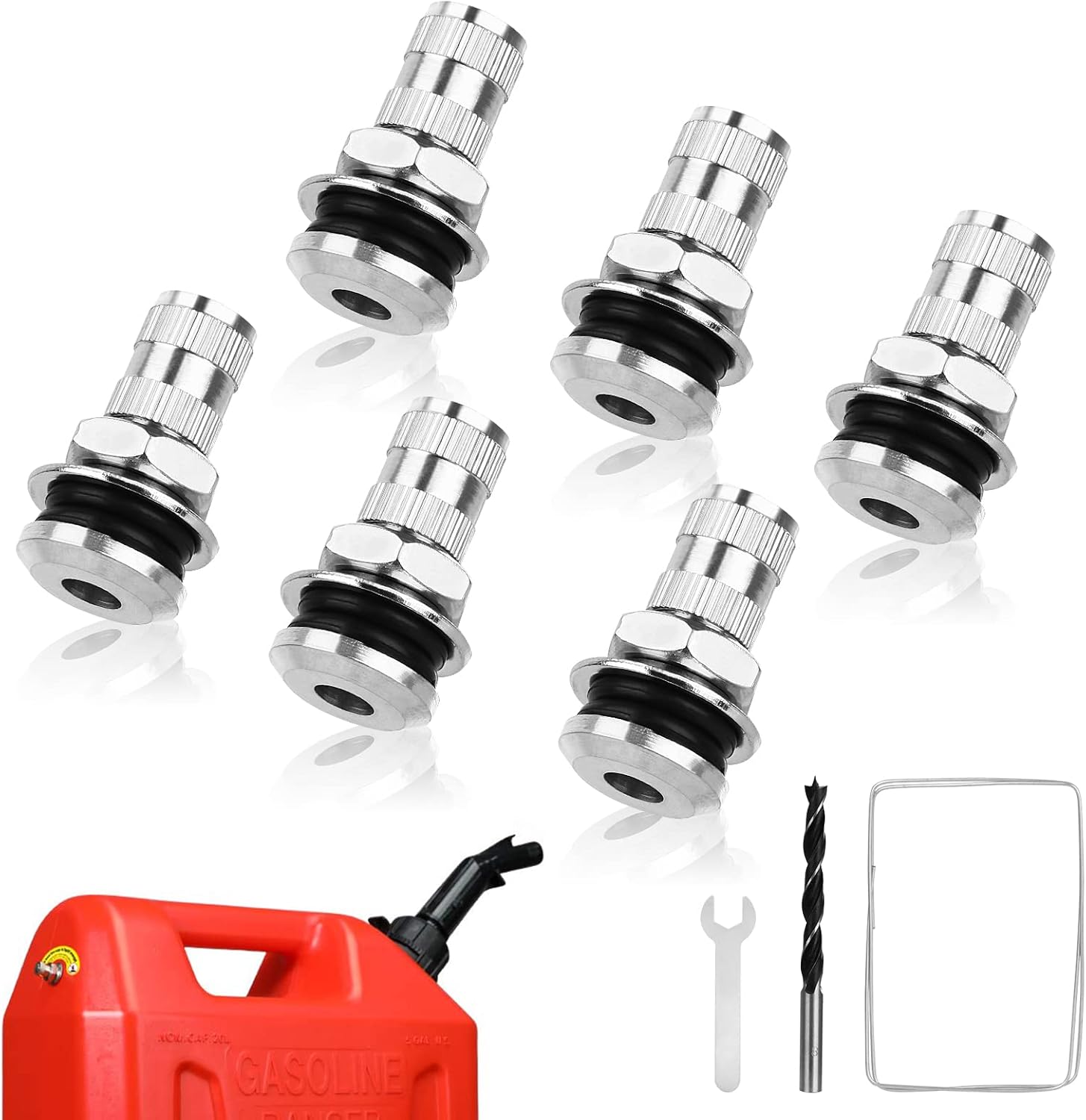 Gas Can Vent Caps 6 Pack Fuel Gas Tank Vent Caps Metal Gas Can