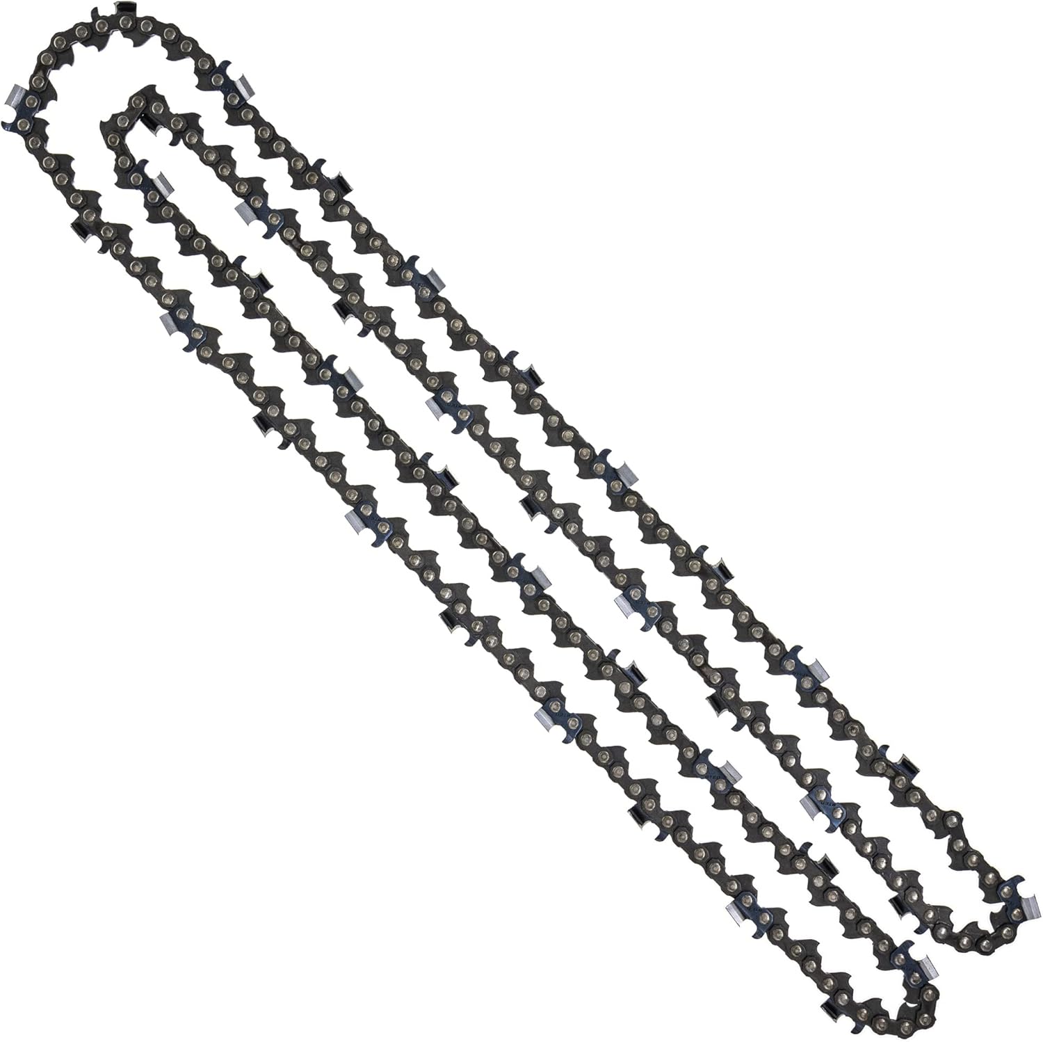 8TEN Full Chisel Skip Tooth Chainsaw Chain 36 Inch .058 3/8 115DL for Husqvarna 591151515 501842815 (2 Pack)