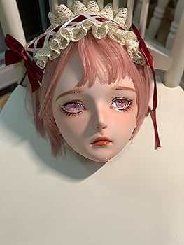 Amazon.co.jp: Half Head Cosplay Kigurumi Doll Mask Special Makeup