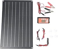 Vista 1 de GOTOTOP Cargador de panel solar para automóvil de 30 W, kit de carga solar portátil con sistema de protección inteligente para batería de automóvil