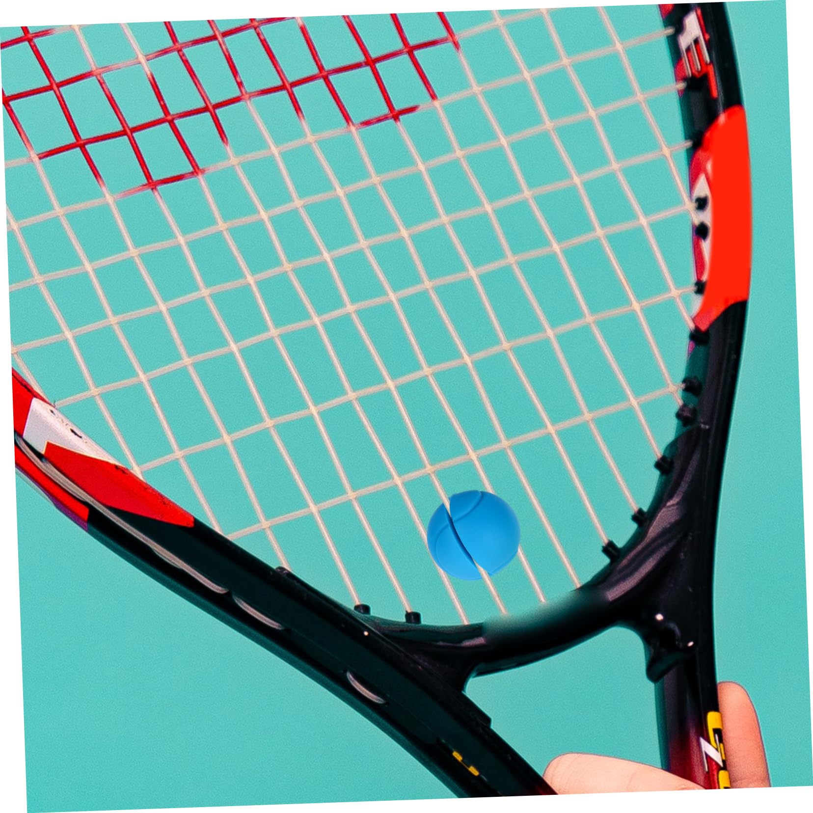 BESTonZON Tennisschläger Tennisschläger Absorber Schlägerdämpfer Kleiner Dämpfer Tennis Shocking Absorber Tennis Stoßdämpfer Tennis Zubehör Kunststoff