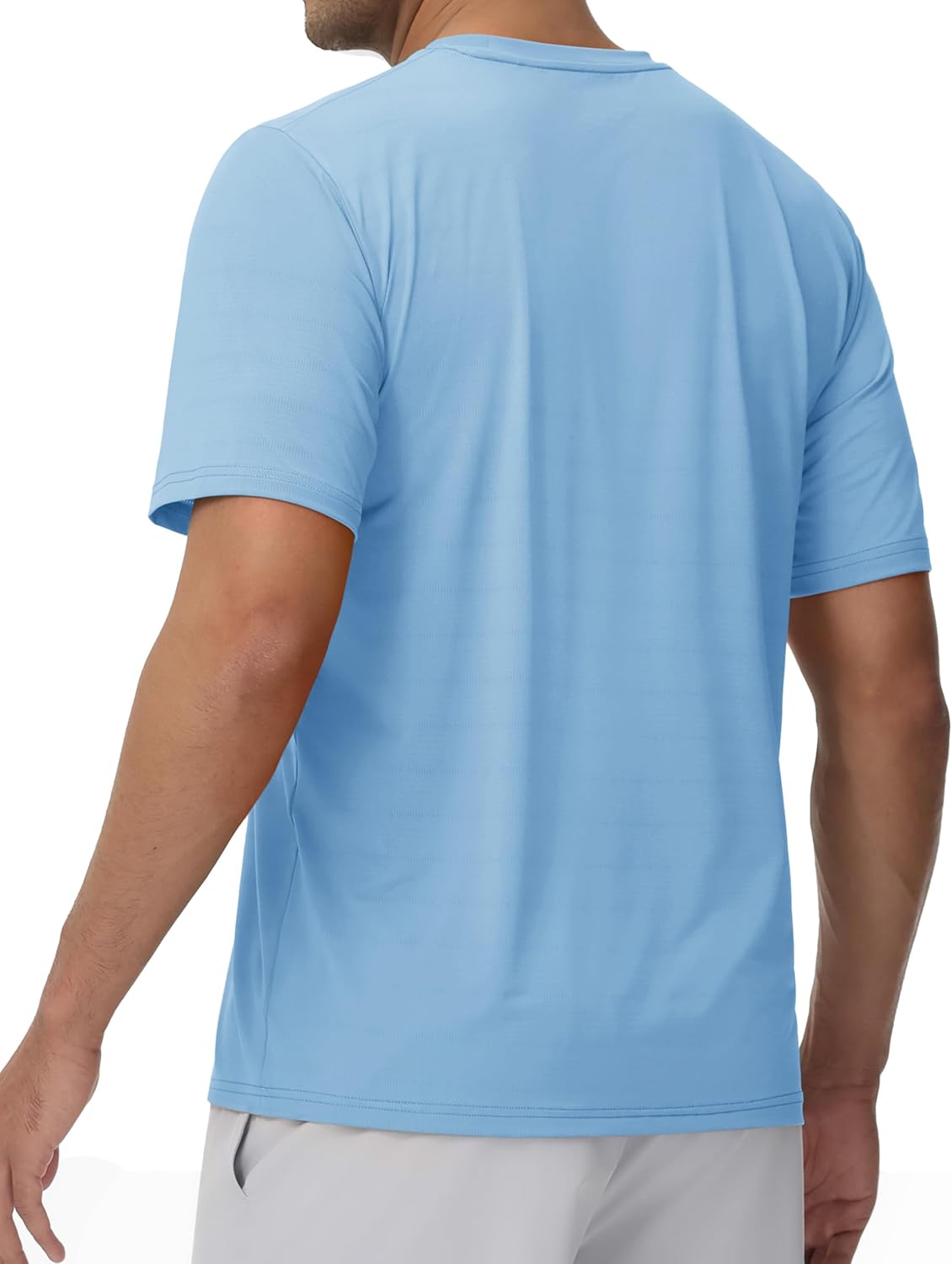 TACVASEN Men's Lightweight Athletic T-Shirts Quick Dry Workout Gym Tops Short Sleeve Running Tee Shirt Performance Activewear - Image 2