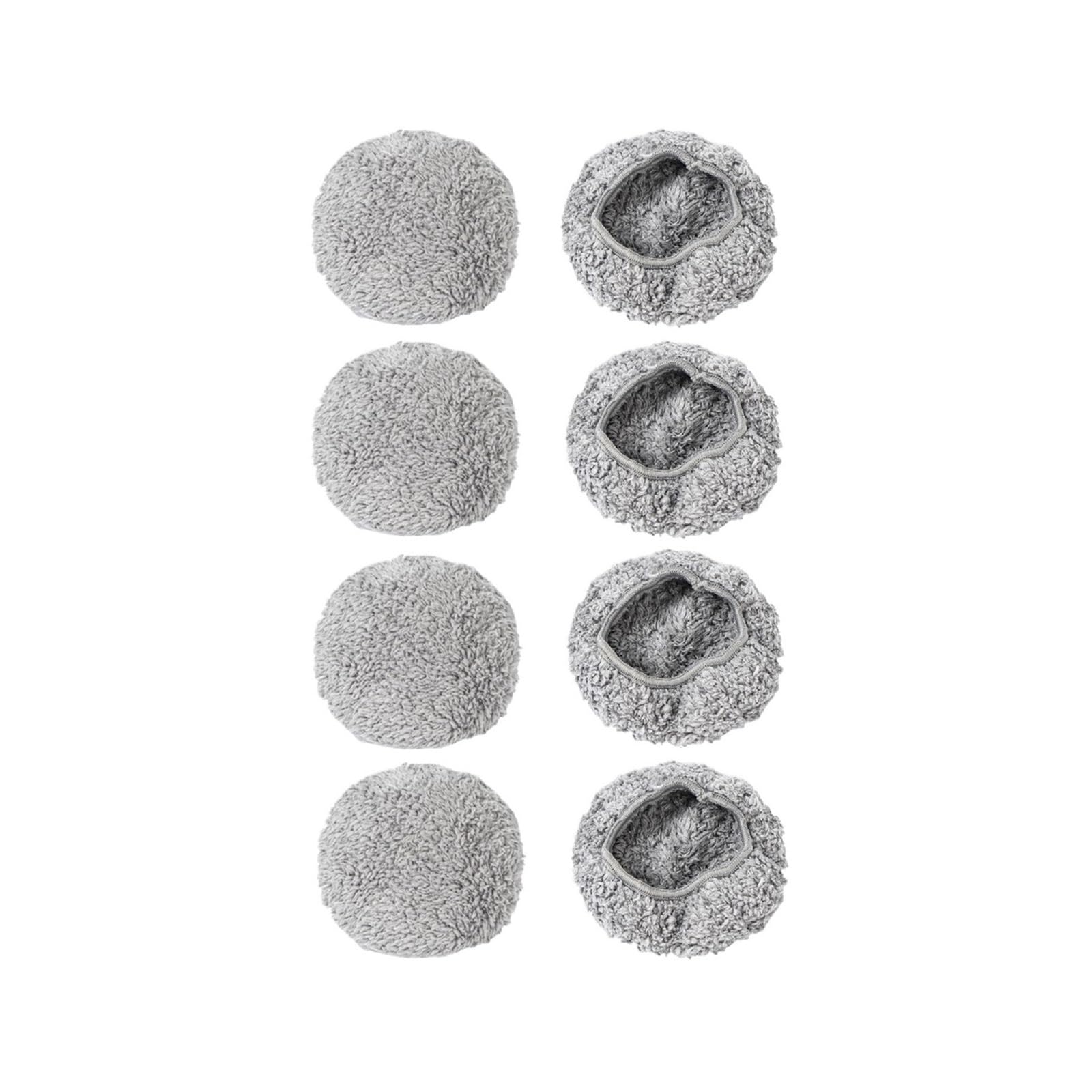 Cuscinetti for Scopa Puliti for Robot for Finestre, Compatibili Con Hobot, 188 168 198 388 Seping, Panni Rotondi for Pulizia Delle Parti Dell'aspirapolvere, Panno(24pcs)