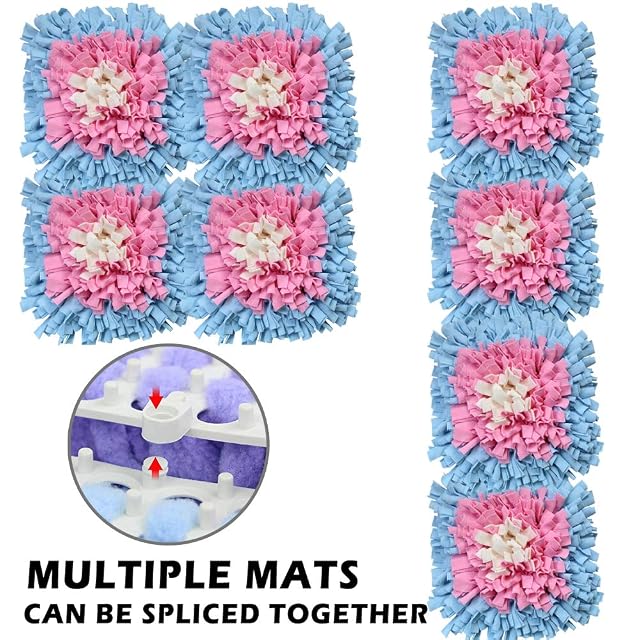 Foto 8 de 8 de IEUUMLER Snuffle Mat para Perros Estera de alimentación Estera de Entrenamiento Manta para la Nariz Juguete…