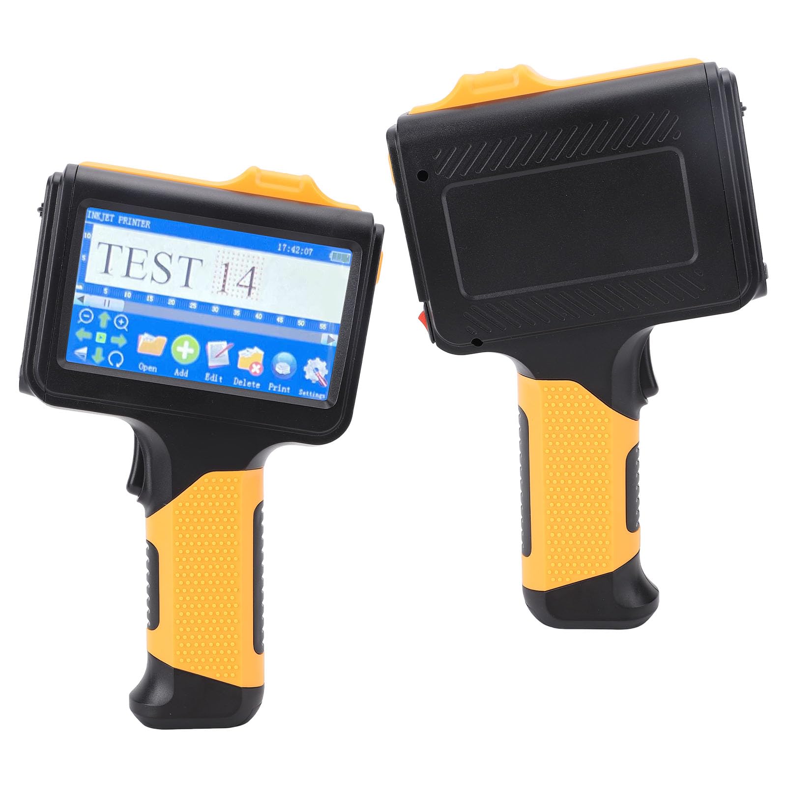 Pistola per Stampanti a Getto D'inchiostro Portatile con Cartuccia Ad Asciugatura Rapida da 42 Ml, Supporto per Stampanti Portatile da 600 Dpi 25 Lingue, Stampante Portatile