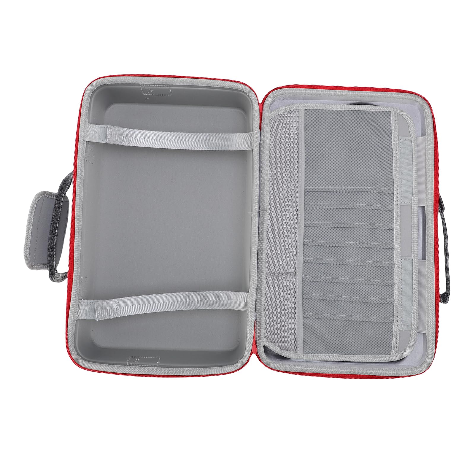 KIMISS Custodia Rigida per Console SLIM - Custodia Protettiva per Controller, Cuffie, Cavi USB (GREY)