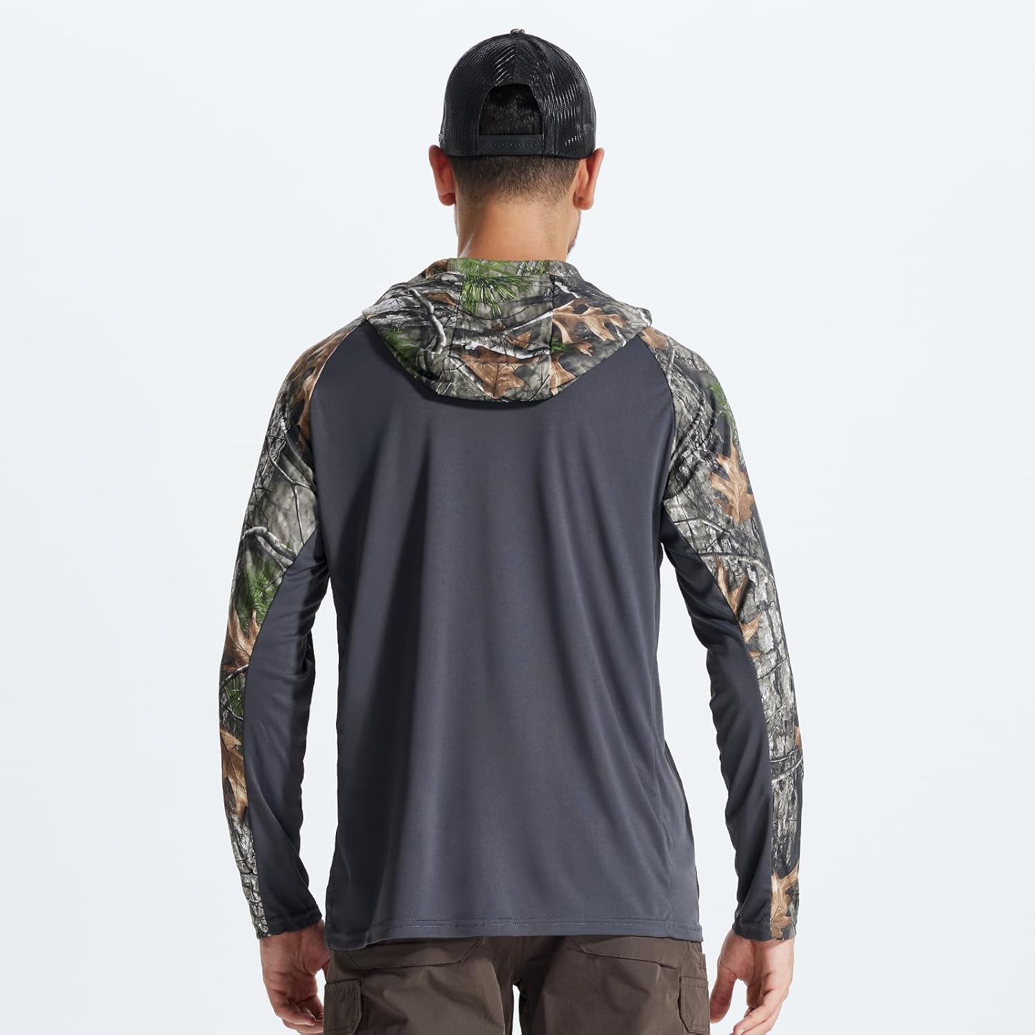 LOOGU Sun Hoodie UPF 50+ Shirts Long Sleeve Rash Guard Sun Shirts for Men Fishing Hiking Surfing Swimming - Image 4