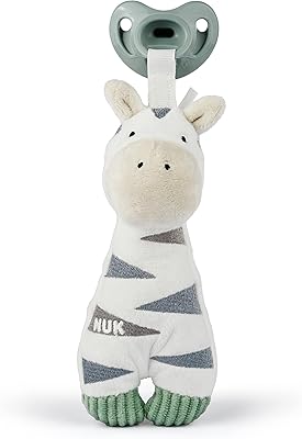 NUK Besties Pacifier Holder Buddy, Zebra