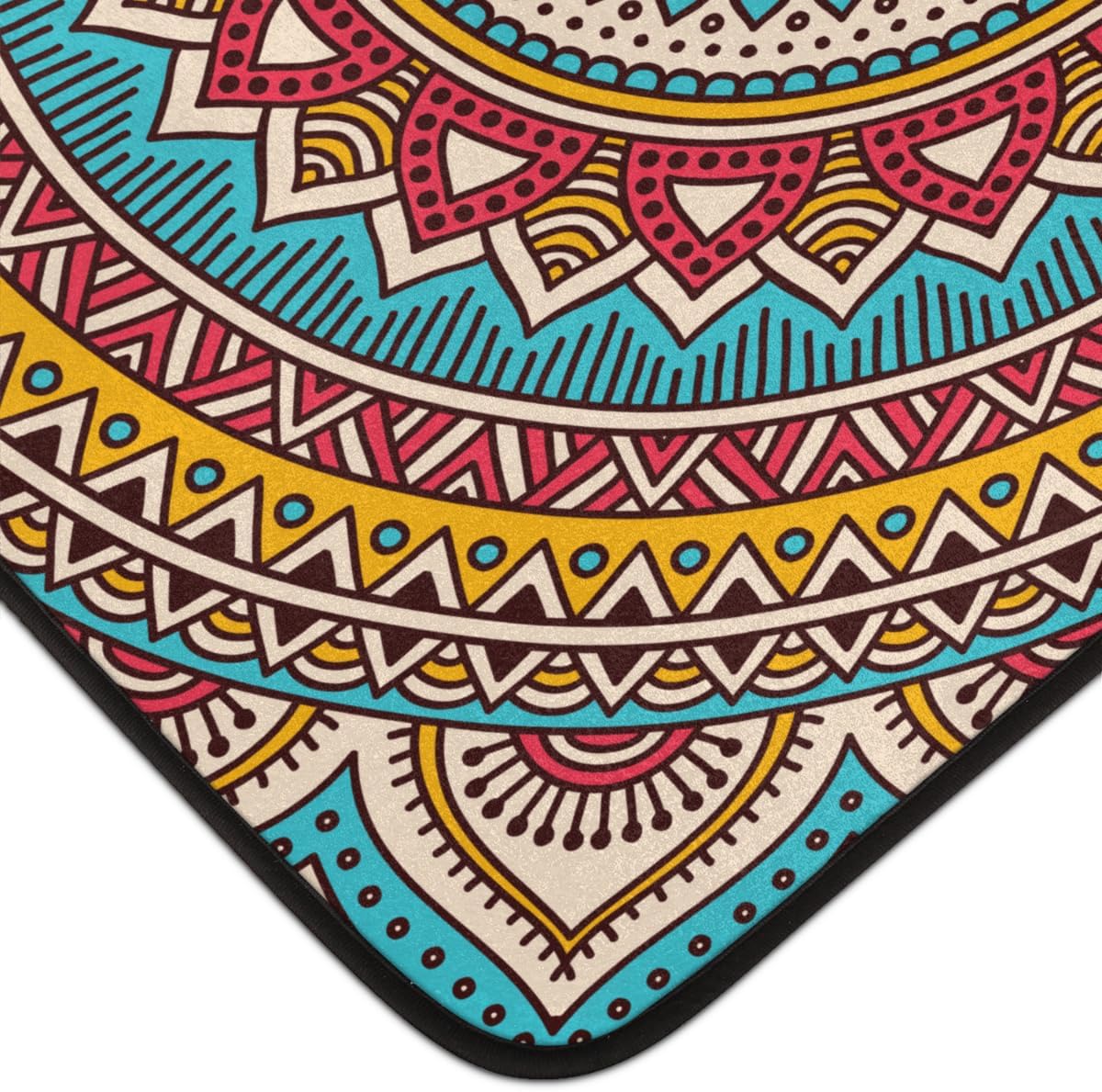 Bathroom Rug Mat 48”x72”/4’x6’, Non Slip Rug Pads for Hardwood Floors and Tiles, Reusable and Washable Tape for Area Rugs, Dual Sided Adhesive Gripper Keep Corners Flat