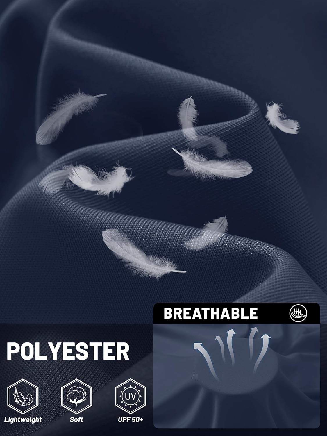 TACVASEN Men's Long Sleeve Shirts UPF 50+ Sun Protection Dry Fit Shirt Lightweight Workout Athletic T-Shirt Rash Guard - Image 5