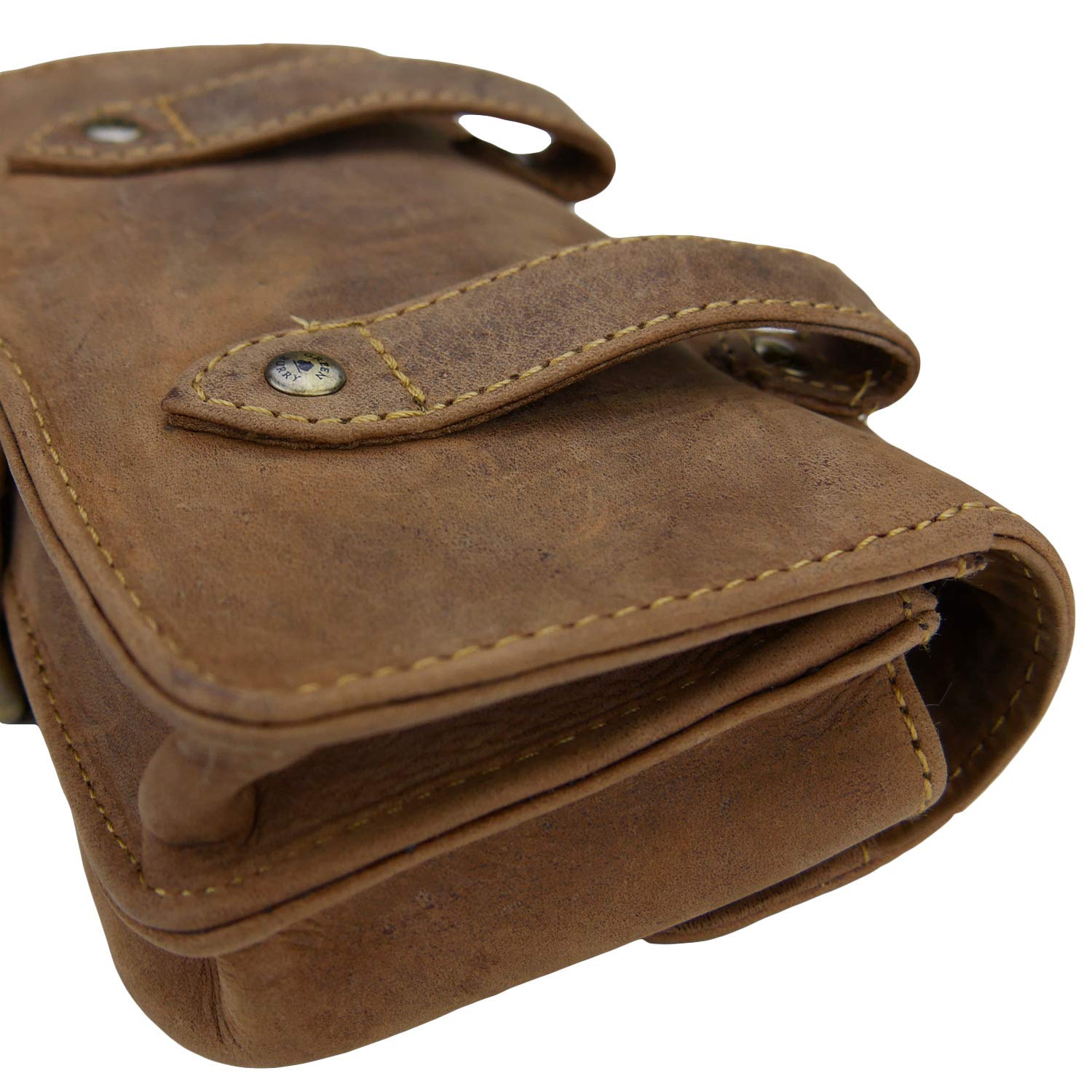Greenburry Vintage Leder Gürteltasche Seitentasche Bauchtasche Hüfttasche 1755M-25