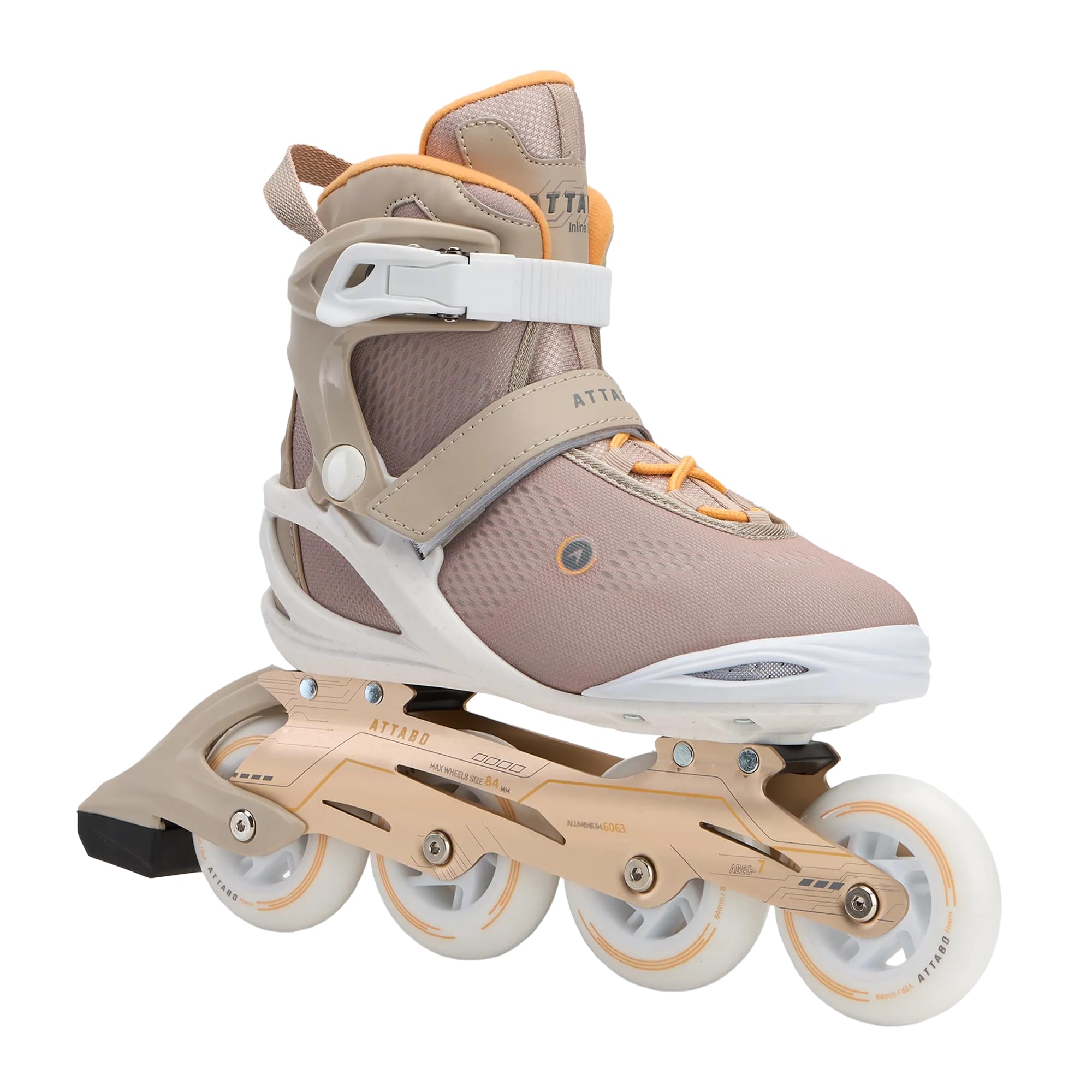 ATTABO Luna Women's Fitness Rollers - 84mm PU-Rollen, ABEC-7 Lager, Aluminiumschiene, belüfteter Schaft, Komfort und Präzision