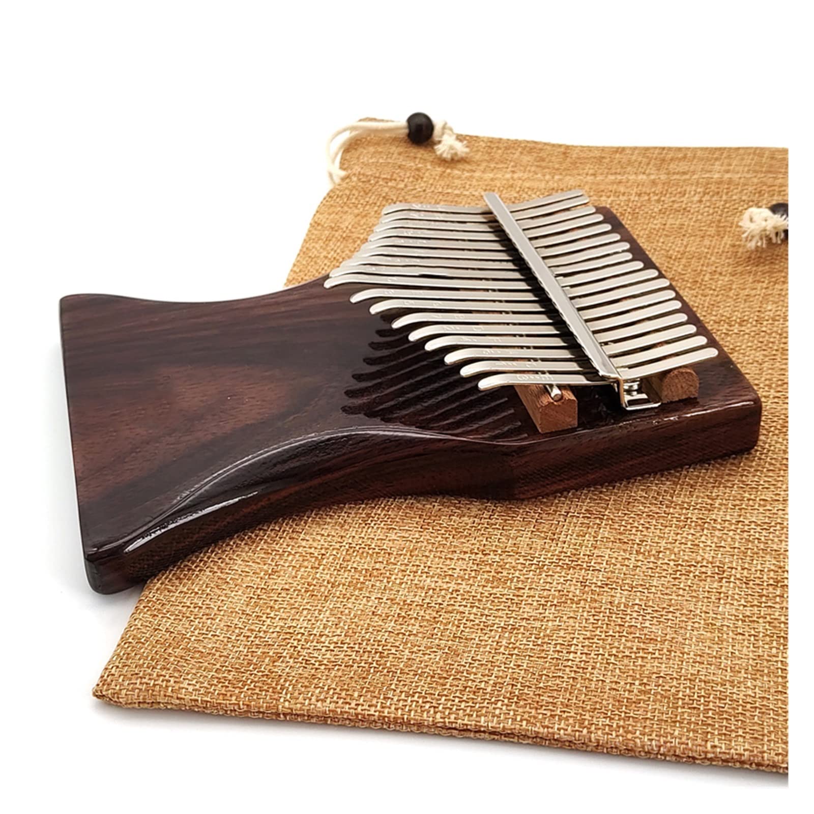 alumno Kalimba Instrumentos Musicales De Teclado Kalimba De Piano De Dedo De Palisandro De 17 Teclas