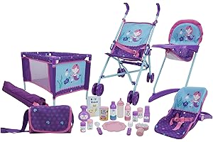 509 Crew Mermaid 21 Piece Set: Doll Stroll n Play & Care...
