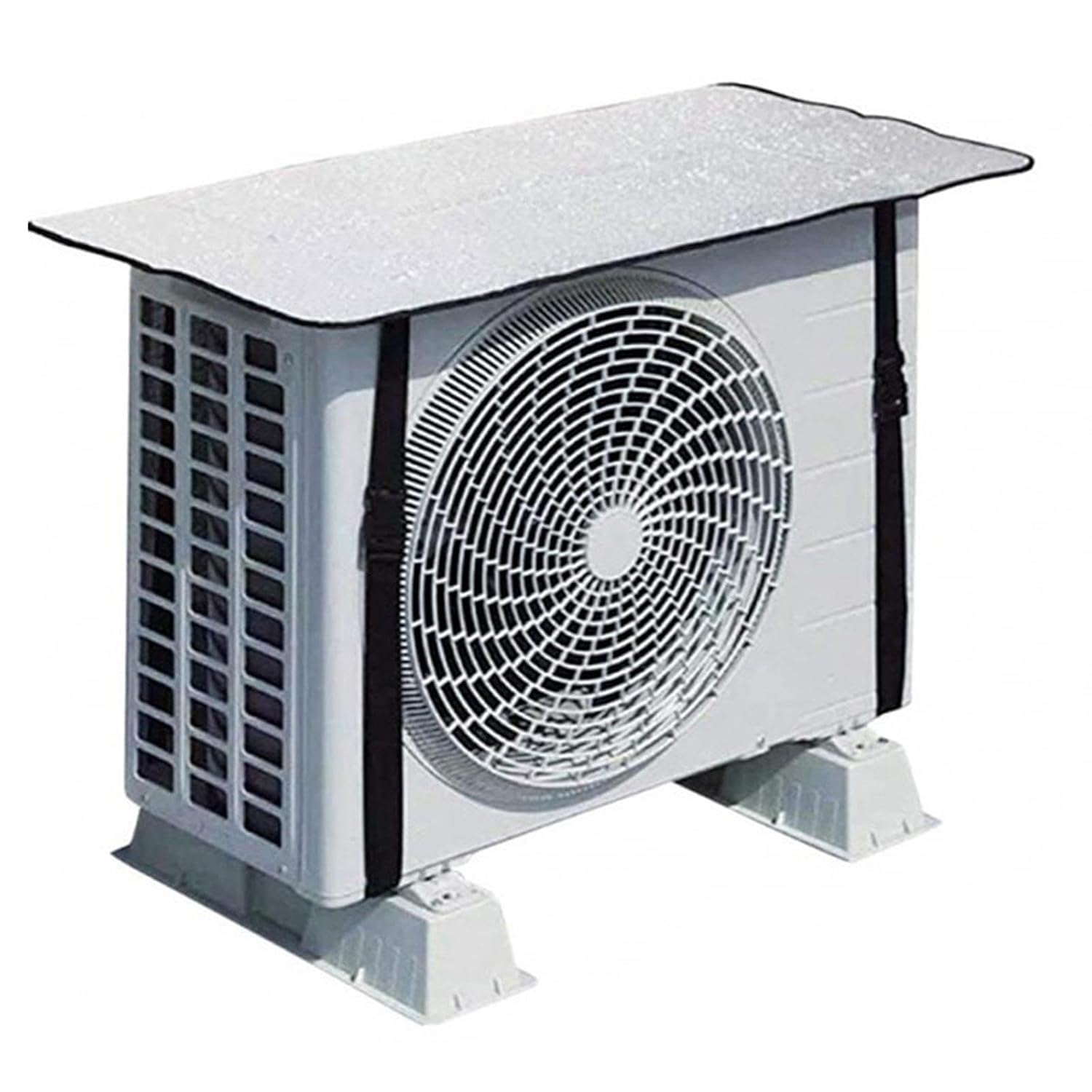 PARLAD || Split Ac Cover Outdoor Unit Cover | Heat-Insulated, Weather-Resistant Protection | Extend AC Lifespan & Boost Energy Efficiency ac outdoor unit protector (Pack of 1) (Blue, 1.5 Ton)