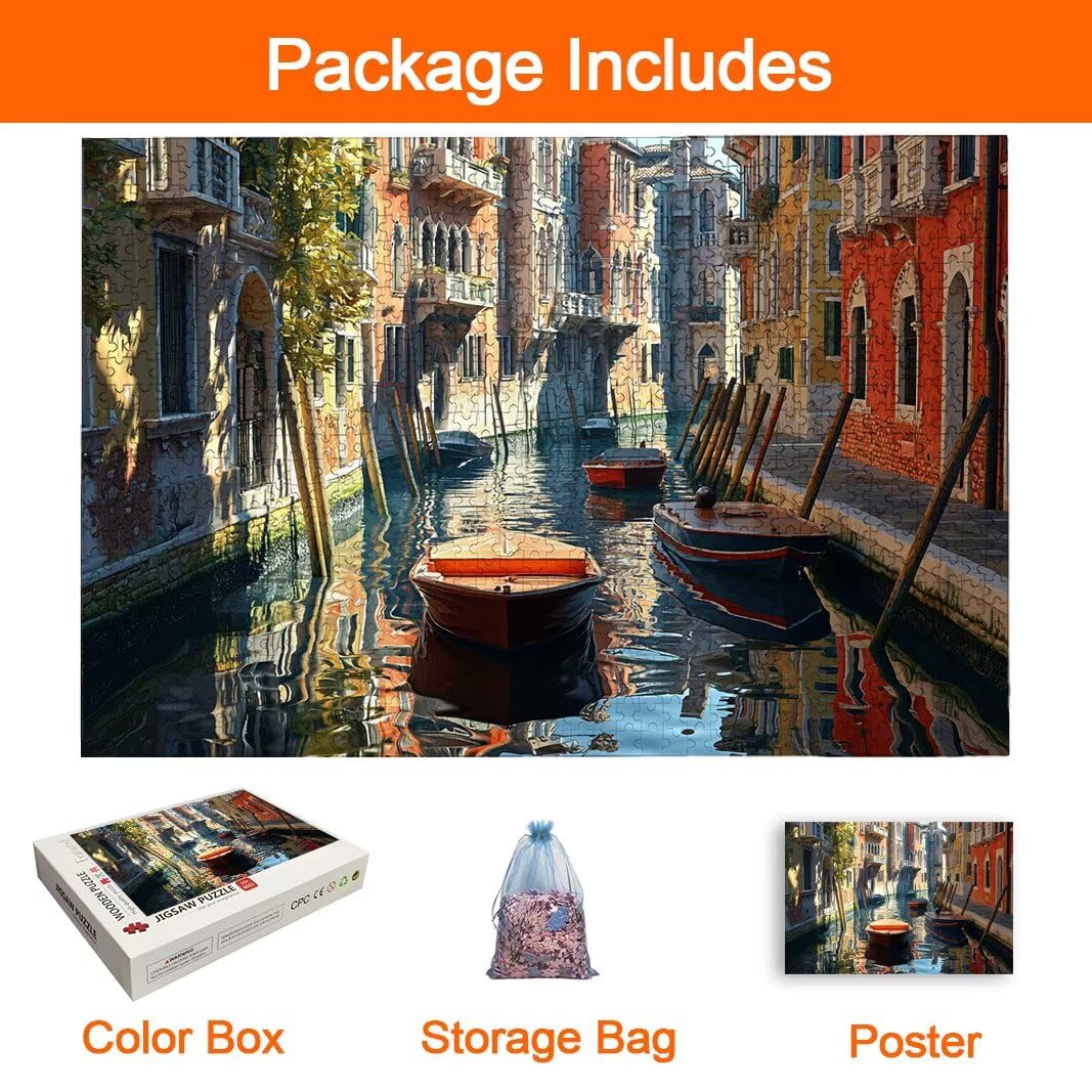 Puzzle 2000 Pezzi, Puzzle Venezia, Misura: 100x71cm, Regalo Donna -8727