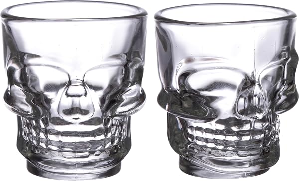 Puckator JAR74 Skull Shot Glasses Set of 2