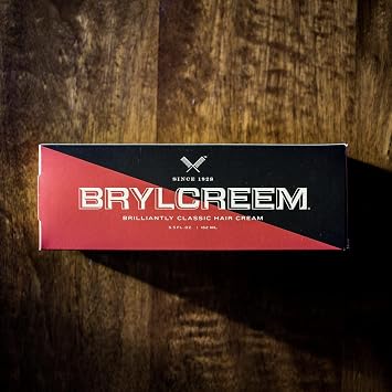 Brylcreem 3-in-1 Original High Shine Men's Hair Cream for Styling, Strengthening, and Conditioning, Alcohol-Free, 5.5 Ounce