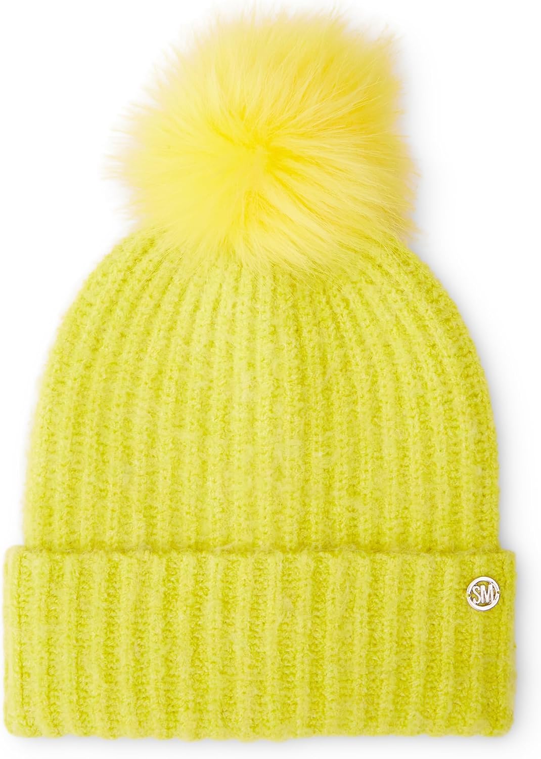 Steve Madden Women's Heathered Rib Knit Beanie