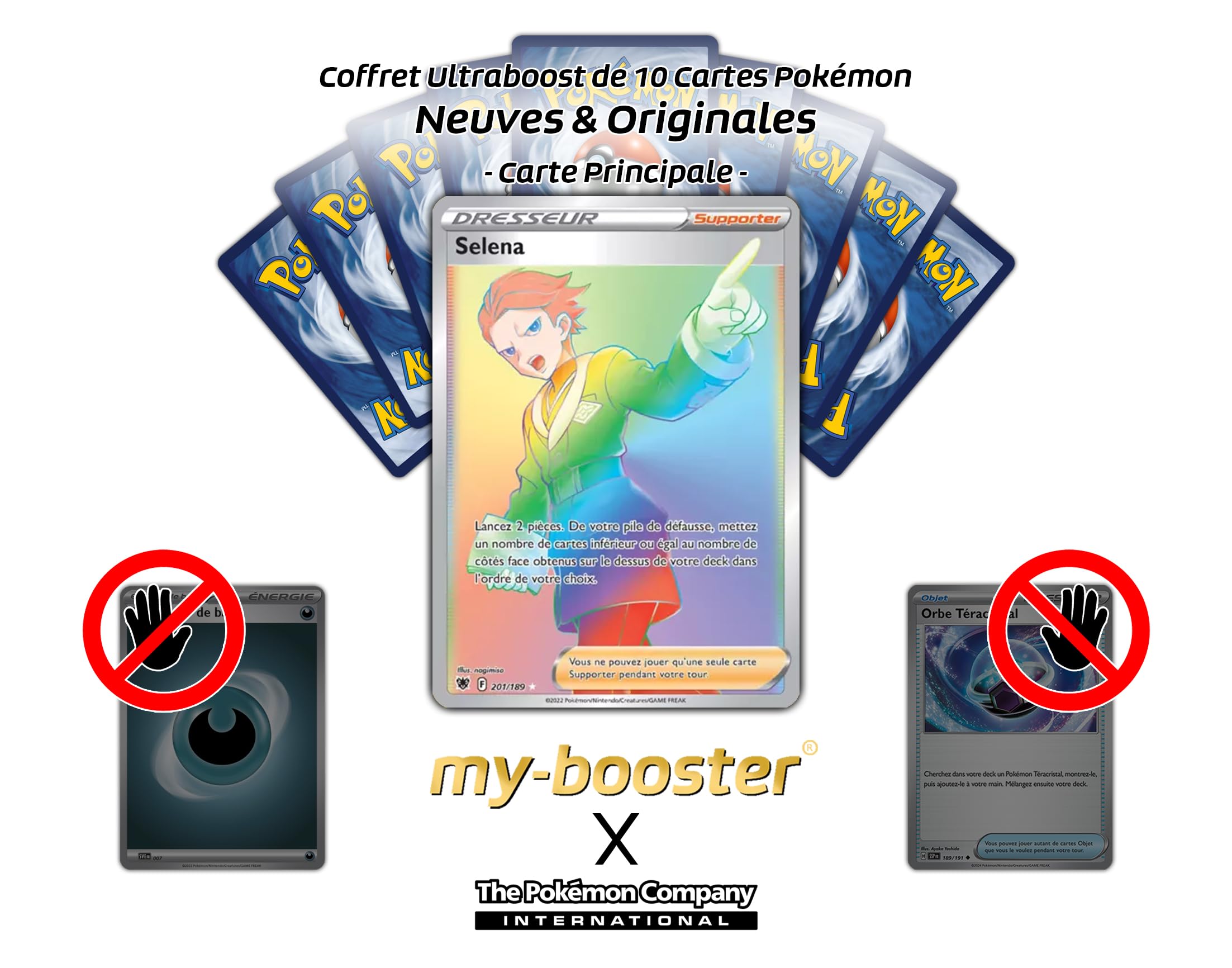 Coffret Pokémon – Heatran Radieux 27/189 – 10 Cartes Françaises, Epée Et Bouclier 10