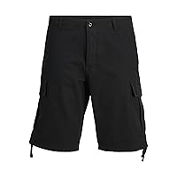 JACK & JONES Male Cargo Shorts Regular Fit Cargo Shorts, Nero