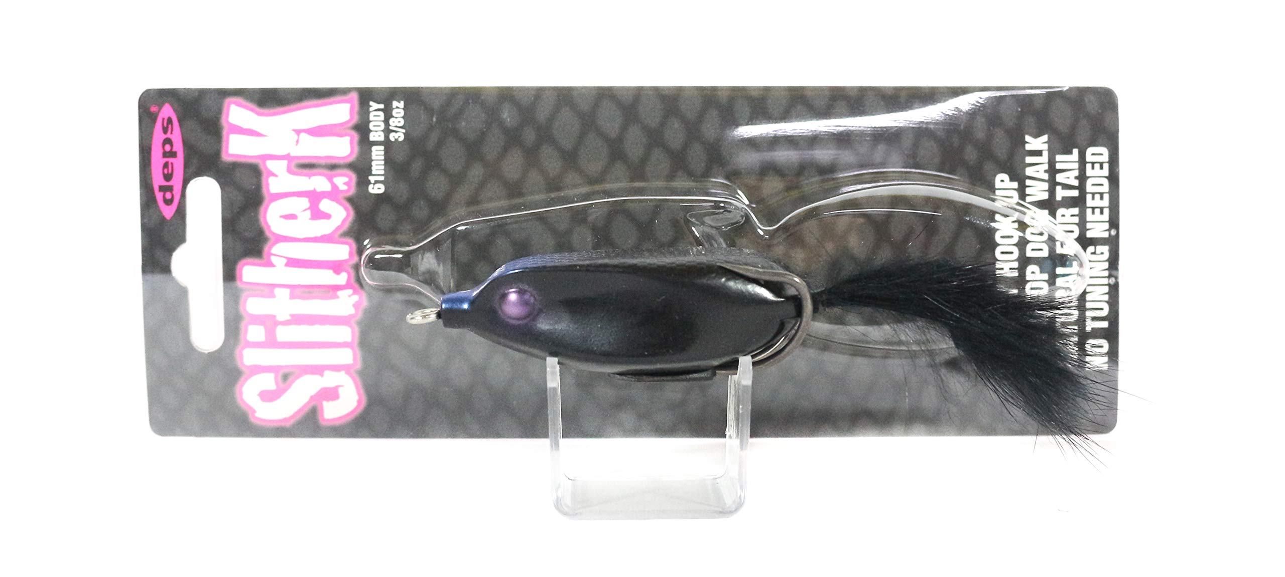 deps Slitherk Topwater Frog (Jet Black) Japan Import : Sports & Outdoors