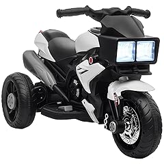Aosom Kids Motorcycle Mini Electric Motorbike White