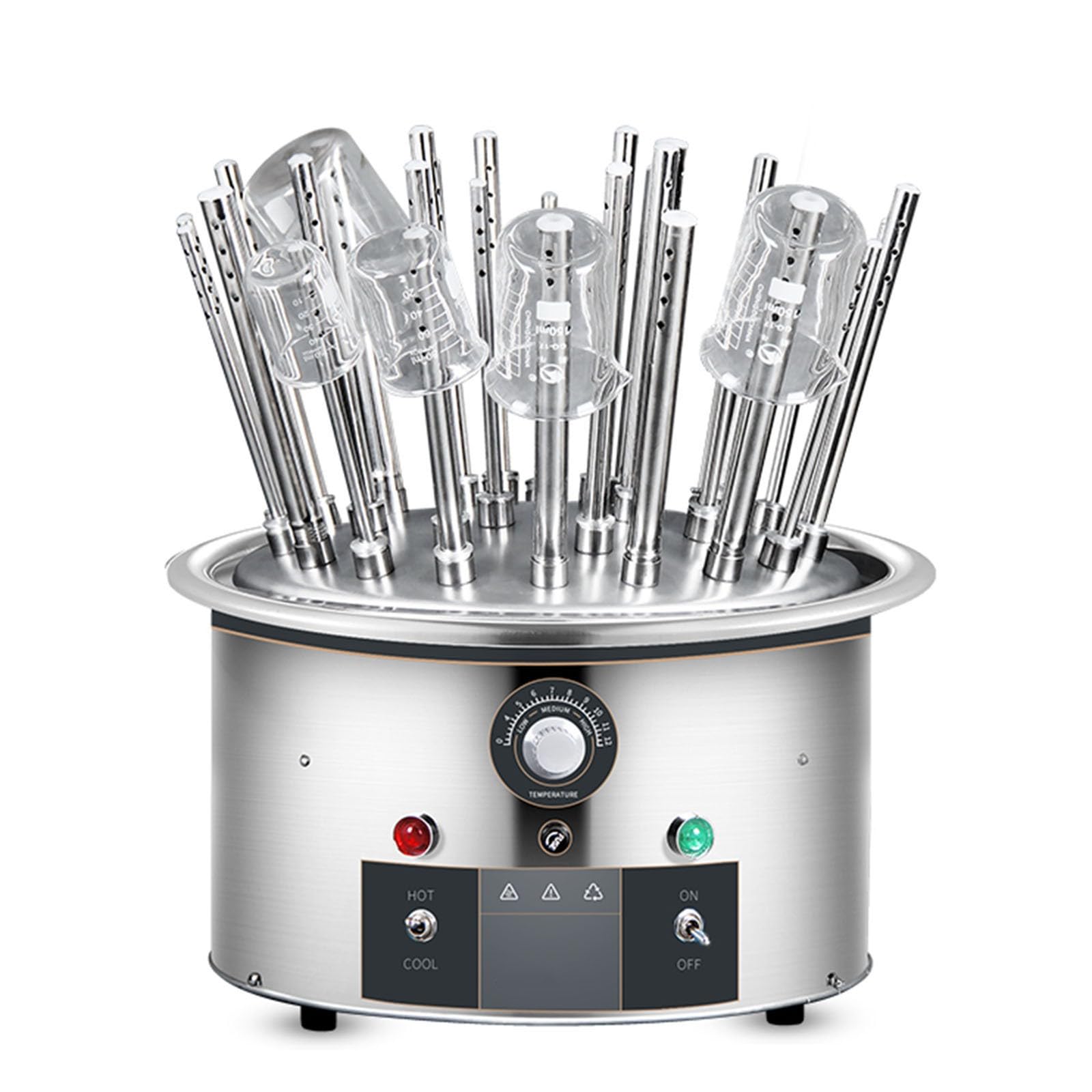 Rack di Essiccazione Elettrico da Laboratorio, Rack di Essiccazione con Flusso d'Aria da Laboratorio Supporto per becher da Laboratorio per Utensili da Laboratorio scolastici