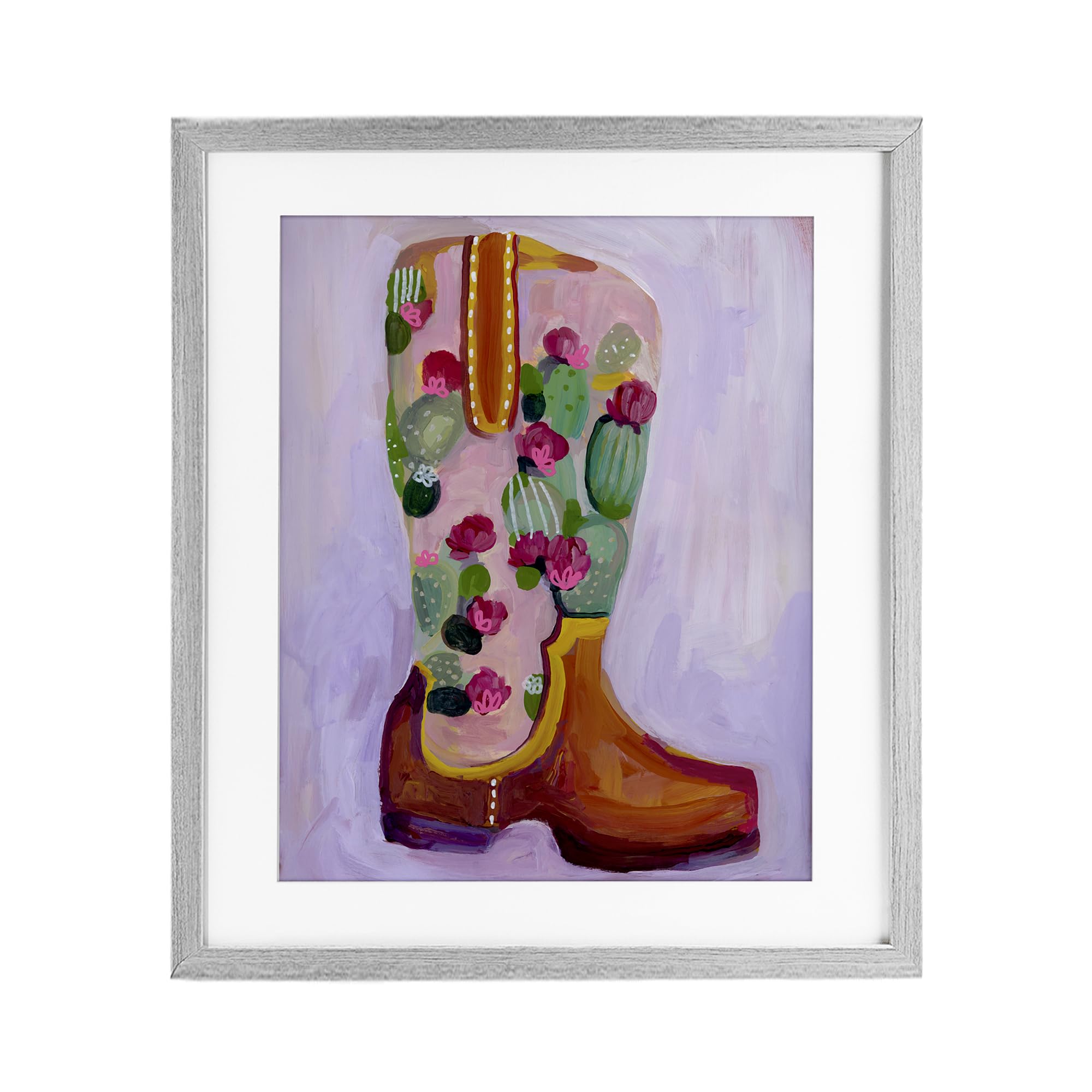 'Desert Day Dream Boots'| Framed Print Under Glass