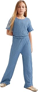 جمبسوت للبنات بقصة عادية واكمام قصيرة B4637A8 من ديفاكتو