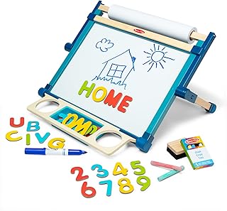 Melissa & Doug Deluxe Double-Sided Tabletop Easel, Arts & Crafts, 42 Pieces, 17.5” H x 20.75” W x 2.75” L, Great Gift for Girls and Boys 3, 4, 5 Year Olds and Up