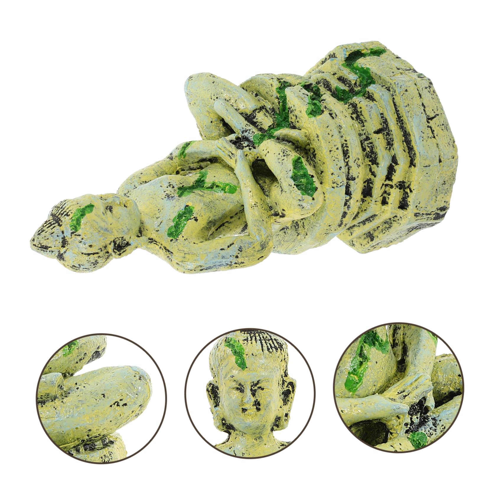 Cabilock 2 Pezzi Decorazione in Resina Per Acquario Decorazione Paesaggistica Dell'acquario Pesce Artificiale Pescare Ornamento Dell'acquario Ornamento Di Pesce Guidato Arredamento