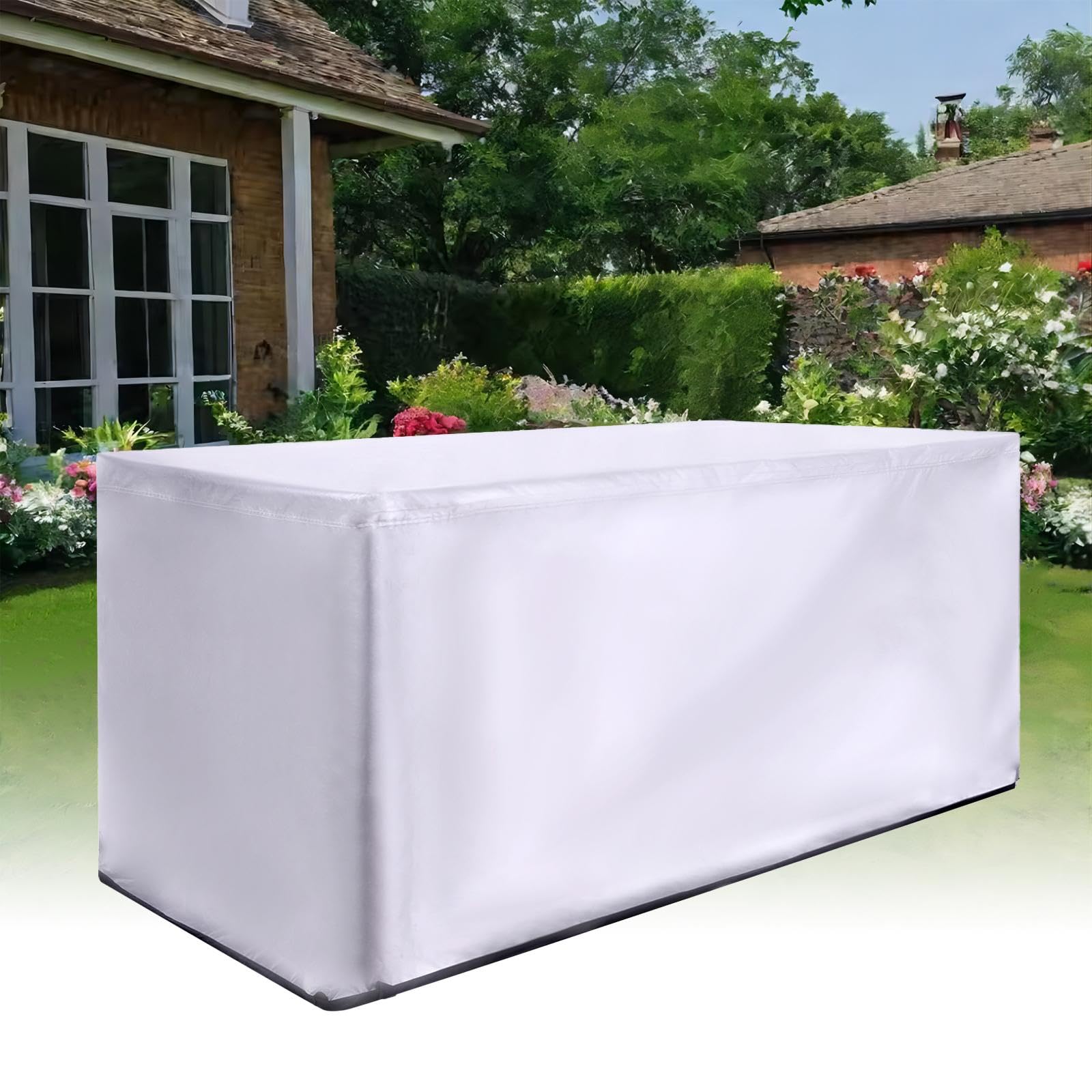 Housse De Table De Jardin 90x40x75cm - Tissu Oxford 600D Imperméable, Anti-UV, Résistante Au Vent, Protection Extérieure Pour Mobilier