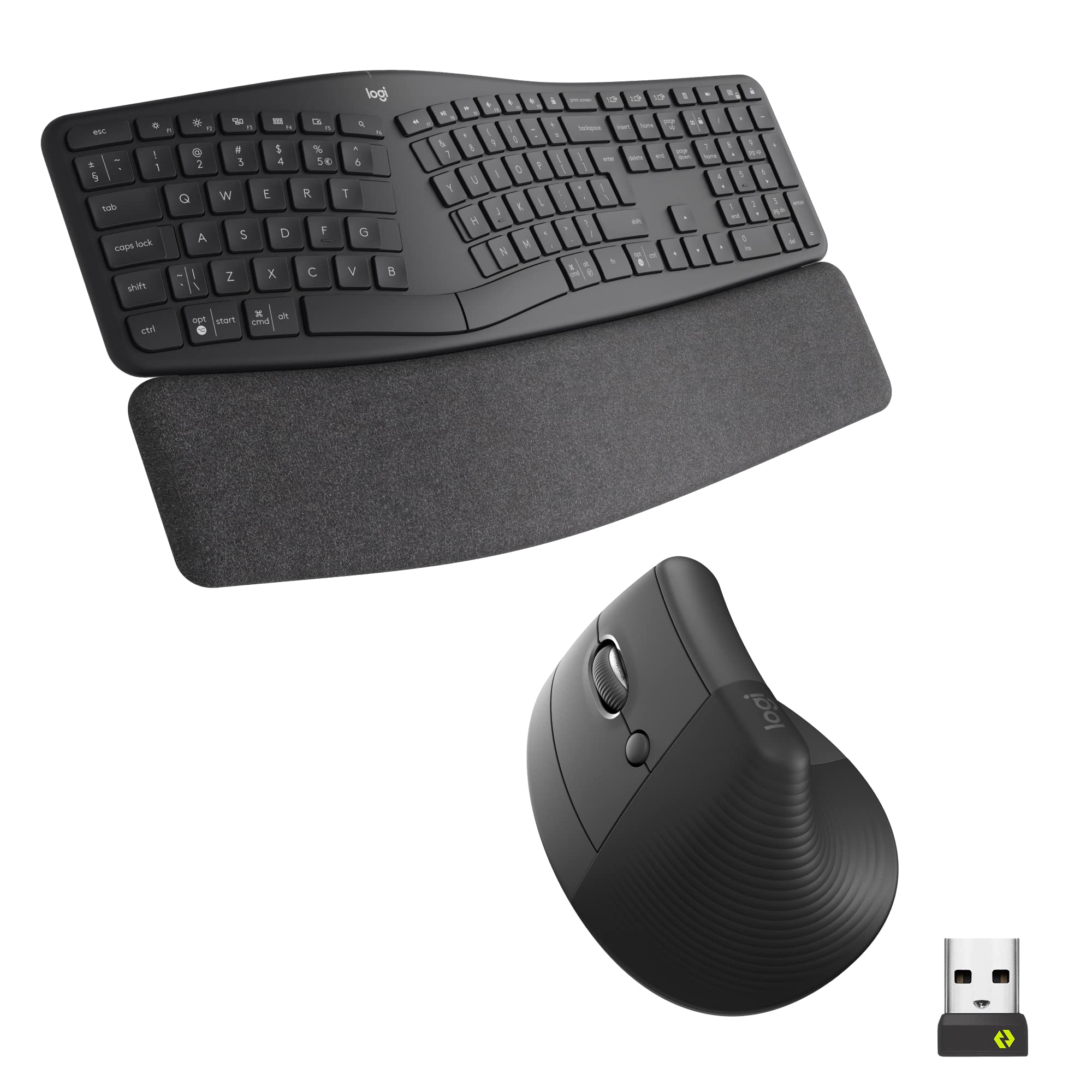 logicool ERGO K860 ワイヤレスキーボード Logitech ERGO K860 Split Wireless Keyboard with wrist support and