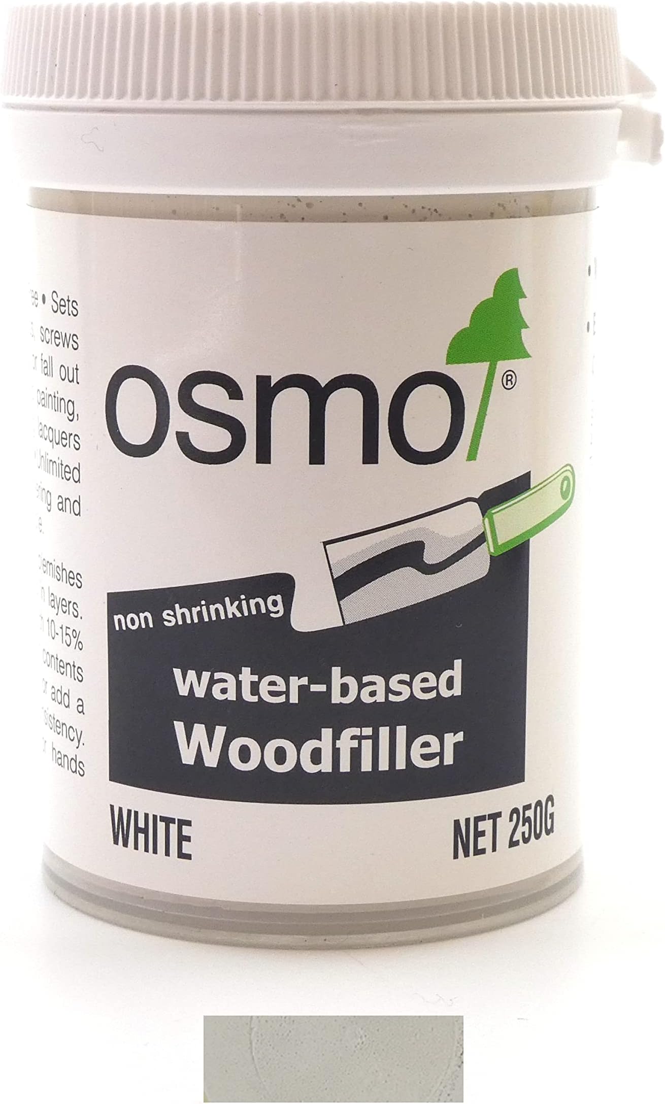 Osmo water-based Woodfiller 250g (White)