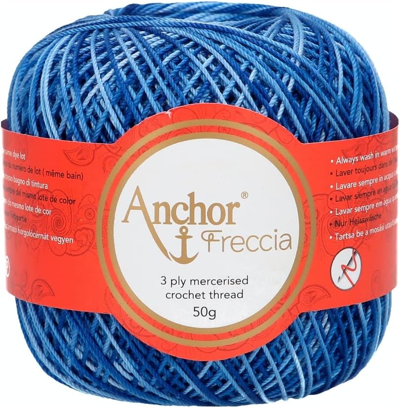 Anchor Freccia Häkelgarn - 100% ägyptische Baumwolle, Stärke 25 Für Alle Häkelprojekte