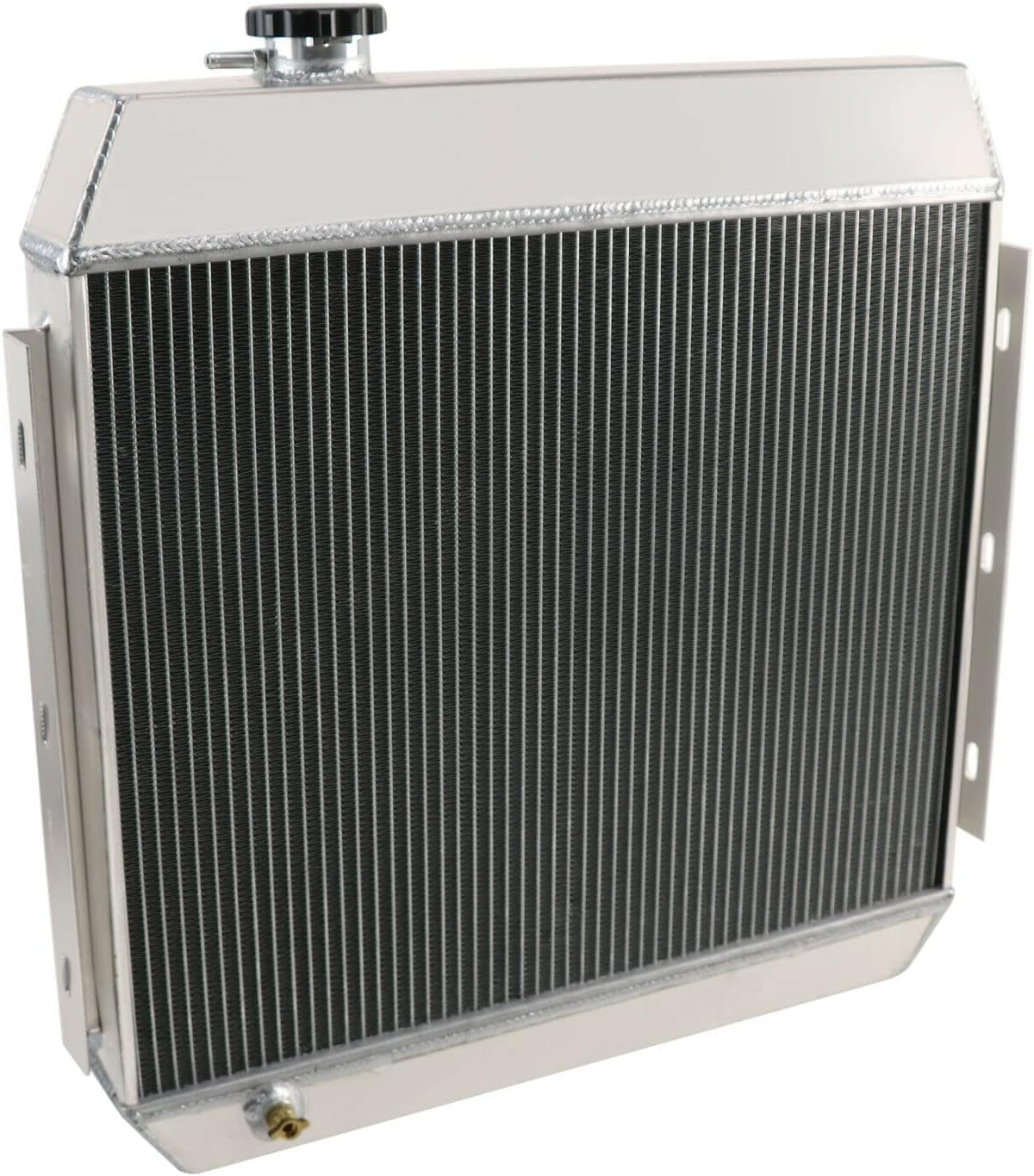 3 Row Aluminum Radiator For 1955-1957 1956 Chevy Bel Air Nomad Cars V8 Engine