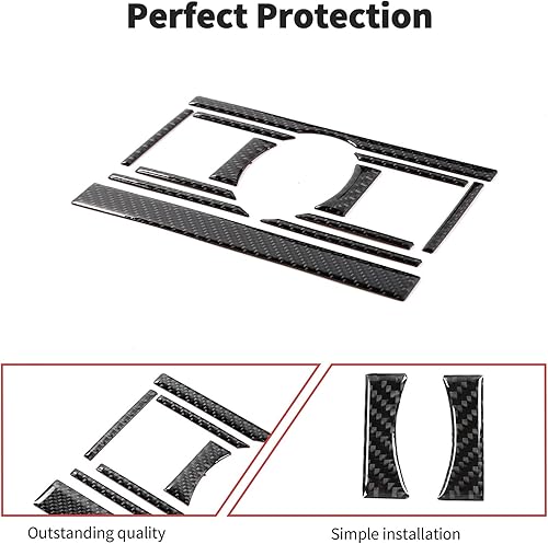 Miniatura 5 de Voodonala Aire acondicionado AC Interruptor de control de clima Adhesivos decorativos de protección para Toyota 4runner Accesorios interiores