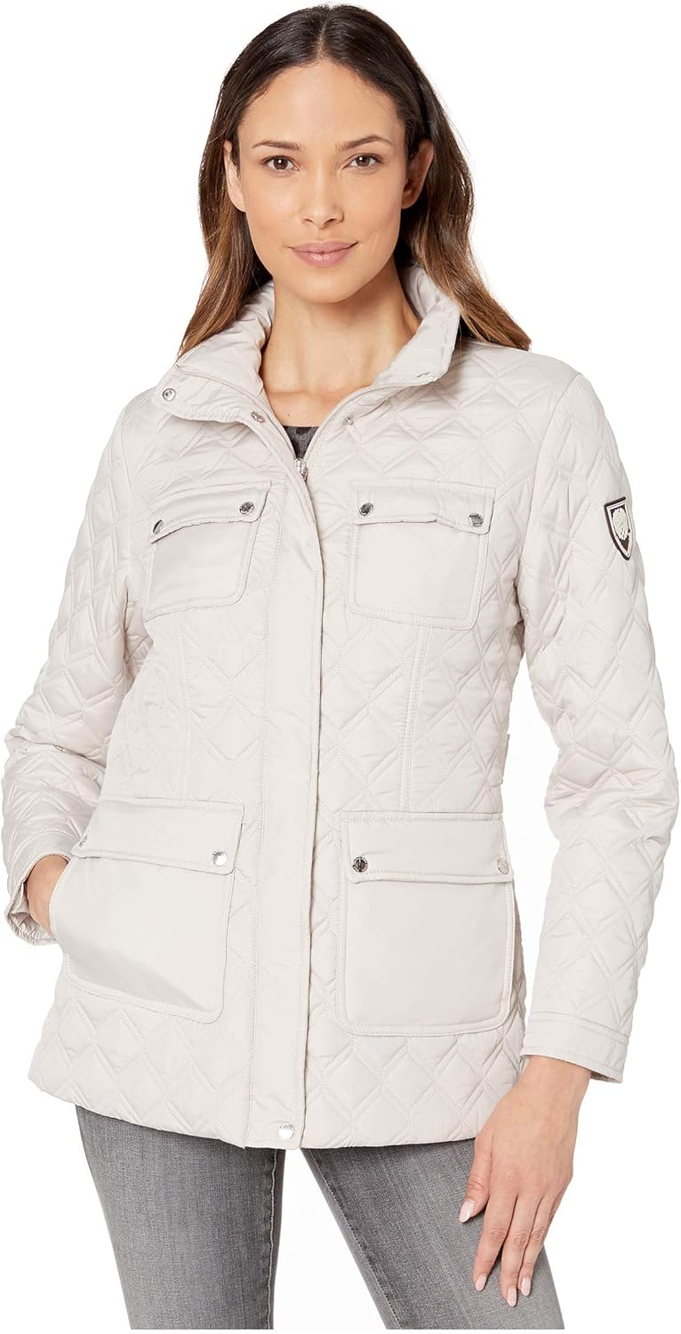 Vince Camuto Women's Patch Pocket Quilted Jacket at Amazon Women's Coats Shop