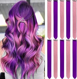 Colored Hair Extensions 10 PCS