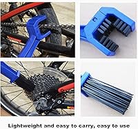 Vista 7 de Kuanfine Paquete de 2 limpiadores de cadenas de bicicleta, arandela de cadena de bicicleta, herramienta de limpieza de cadenas de motocicleta